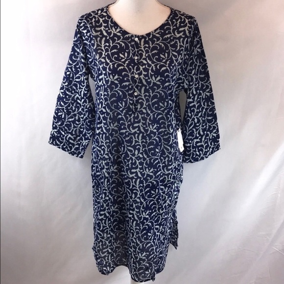 Velvet by Graham & Spencer Dresses & Skirts - NEW Velvet by Graham & Spencer Blue Pattern Dress